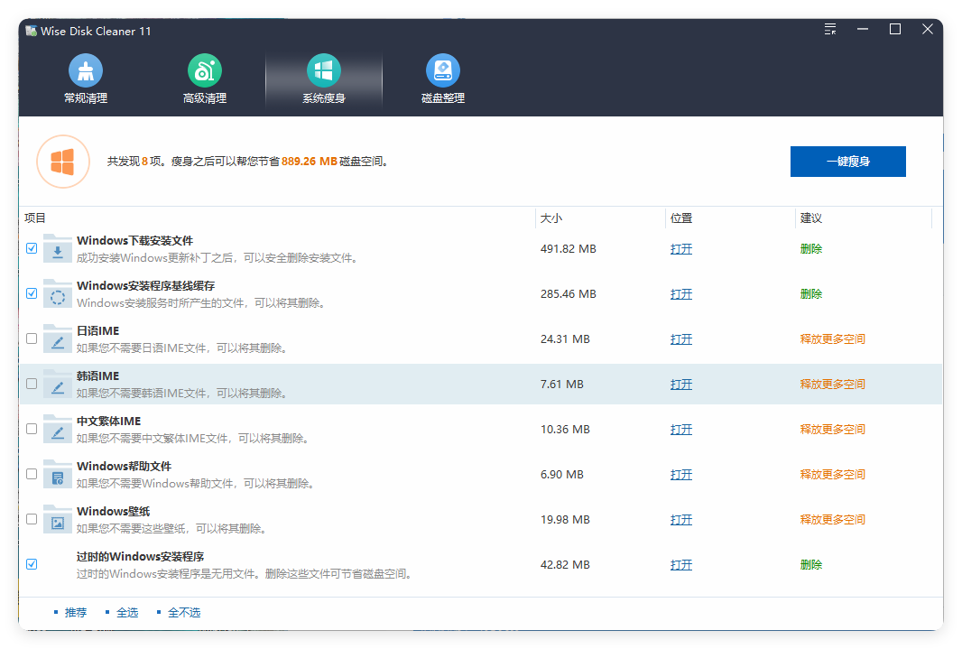 Wise Disk Cleaner v11.3.5.855绿色版-小创项目网