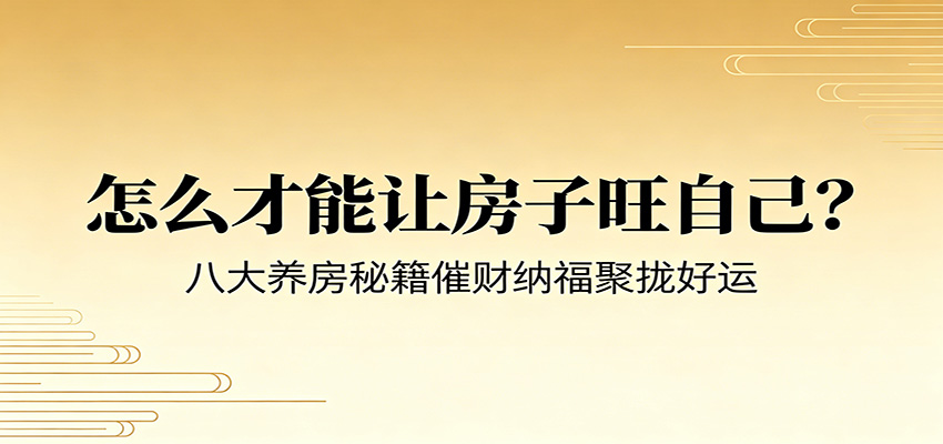 付费文章《怎么才能让房子旺自己？》八大养房秘籍催财纳福聚拢好运-小创项目网