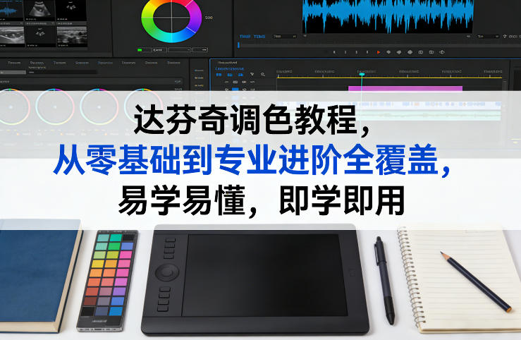 达芬奇调色教程，从零基础到专业进阶全覆盖，易学易懂，即学即用-小创项目网