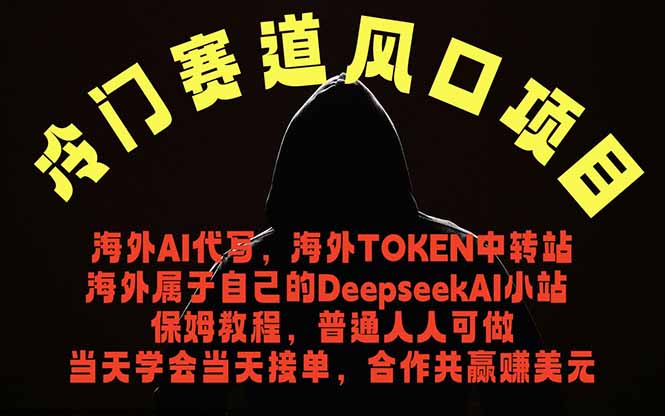 冷门赛道风口项目 海外AI代写！0成本运作完全免费！当天注册当天接单，接单接到手抽筋，无脑…-寒山客