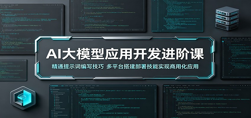 AI大模型应用开发进阶课：精通提示词编写技巧，多平台搭建部署技能实现商用化应用-小创项目网