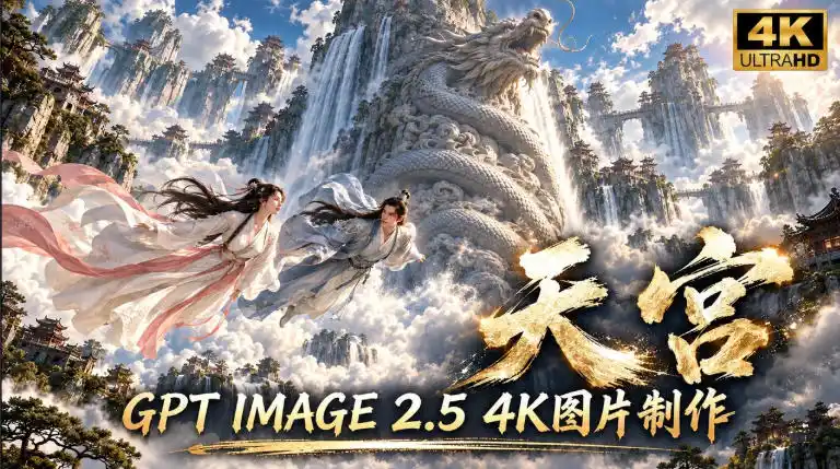 GPT Image 2.5实测！4K到底多清楚？皮肤、手指、修图与天宫场景全面测试-小创项目网