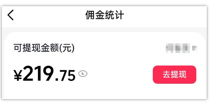 AI图文带货项目，操作2周卖出37件，已结算佣金219-小创项目网