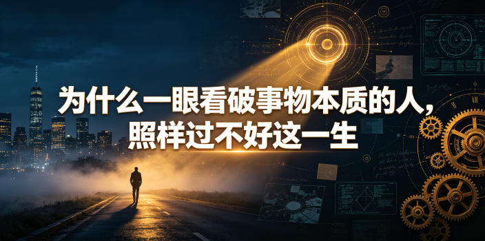 付费文章：为什么一眼看破事物本质的人，照样过不好这一生-寒山客