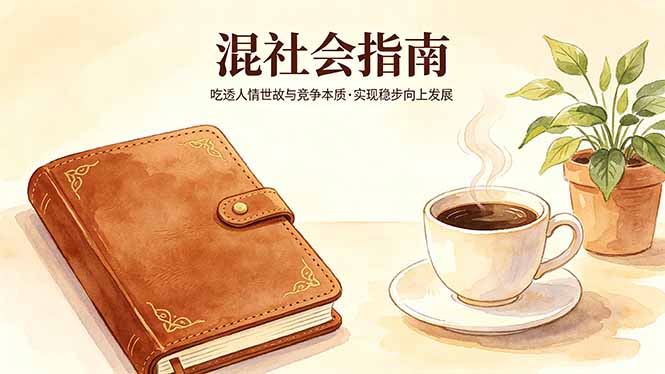 付费文章：混社会指南，吃透人情世故与竞争本质，实现稳步向上发展-小创项目网